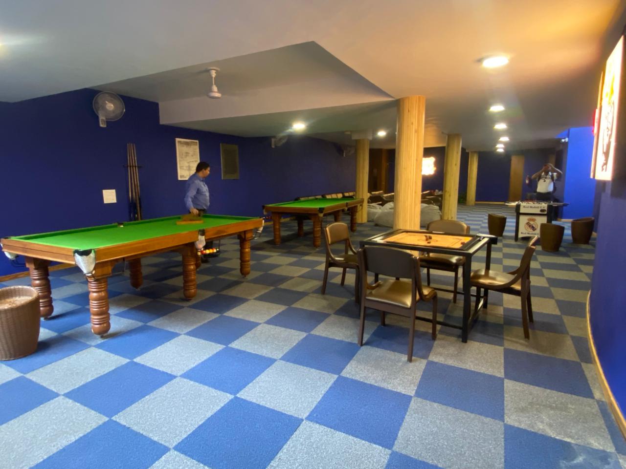 indoor games area